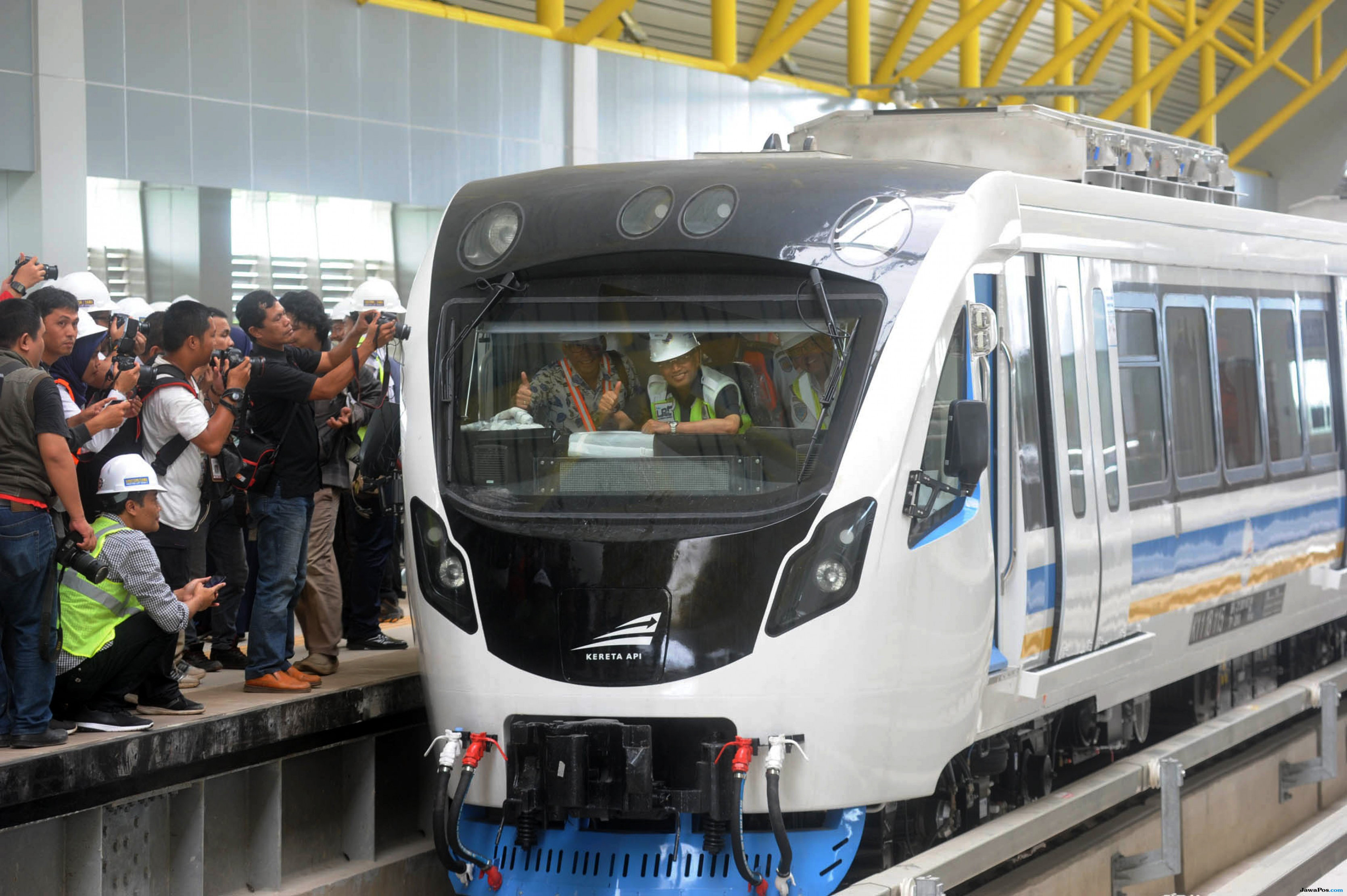 Akhirnya, LRT Palembang Berhasil Melintasi Seluruh Stasiun!