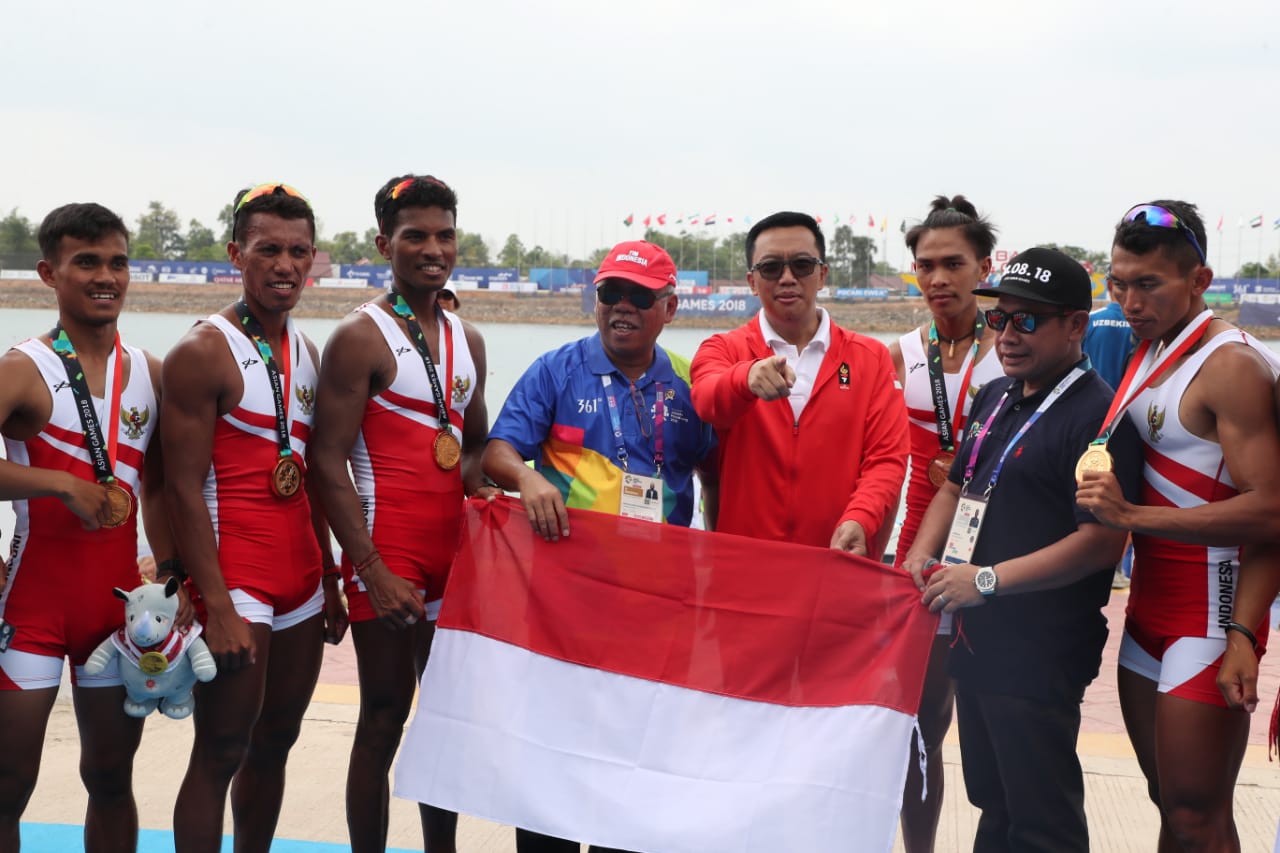 Atlet Indonesia Terus Sumbang Medali, Emas ke-9 Mampu Diraih Cabor Dayung Indonesia