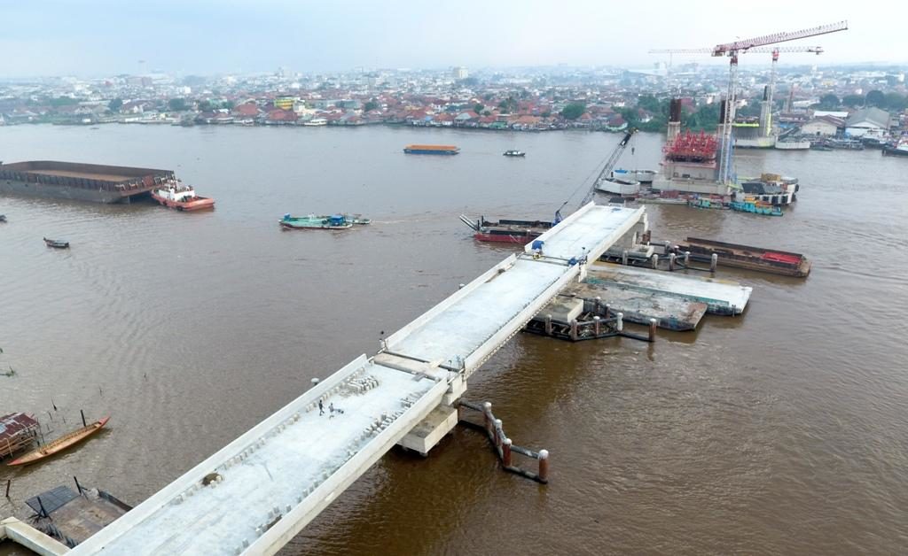 November Mendatang, Warga Palembang Sudah Bisa Gunakan Jembatan Musi IV!